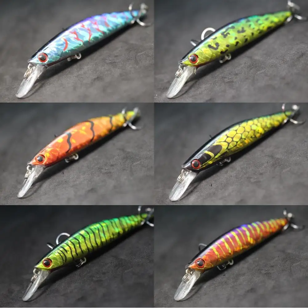 WLure-Señuelos de Pesca Jerkbait, 13,5g, 11,4 cm, transferencia de peso para lanzamiento de larga distancia, Twitch 2 #4, gancho triple M673 - imagen 5