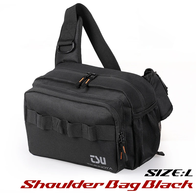 Shoulder bag-black-L