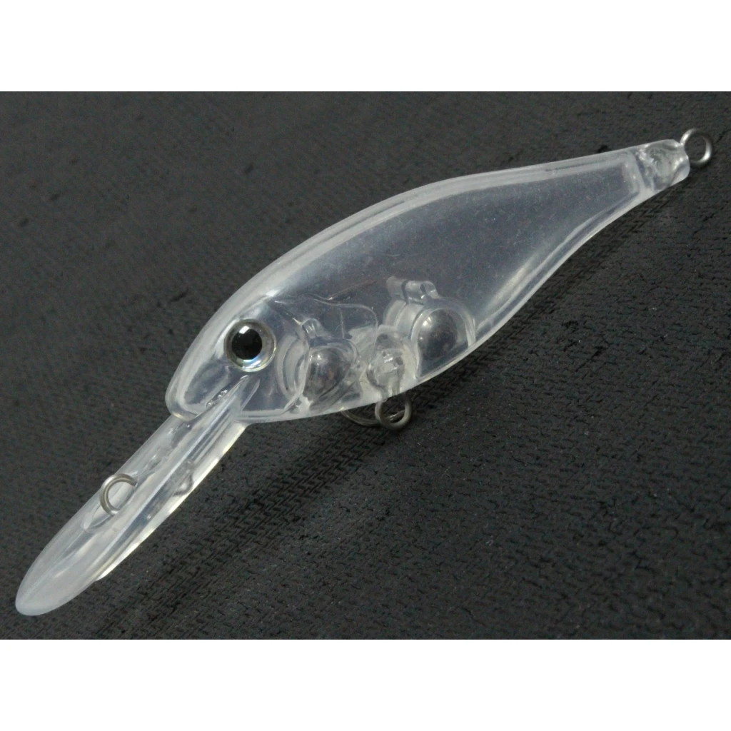 WLure-señuelo de buzo de profundidad media de 9,5 cm, anzuelo pequeño sin pintar, 10 por juego, ojos aleatorios para señuelo, fabricación DIY, UPC187 - imagen 3