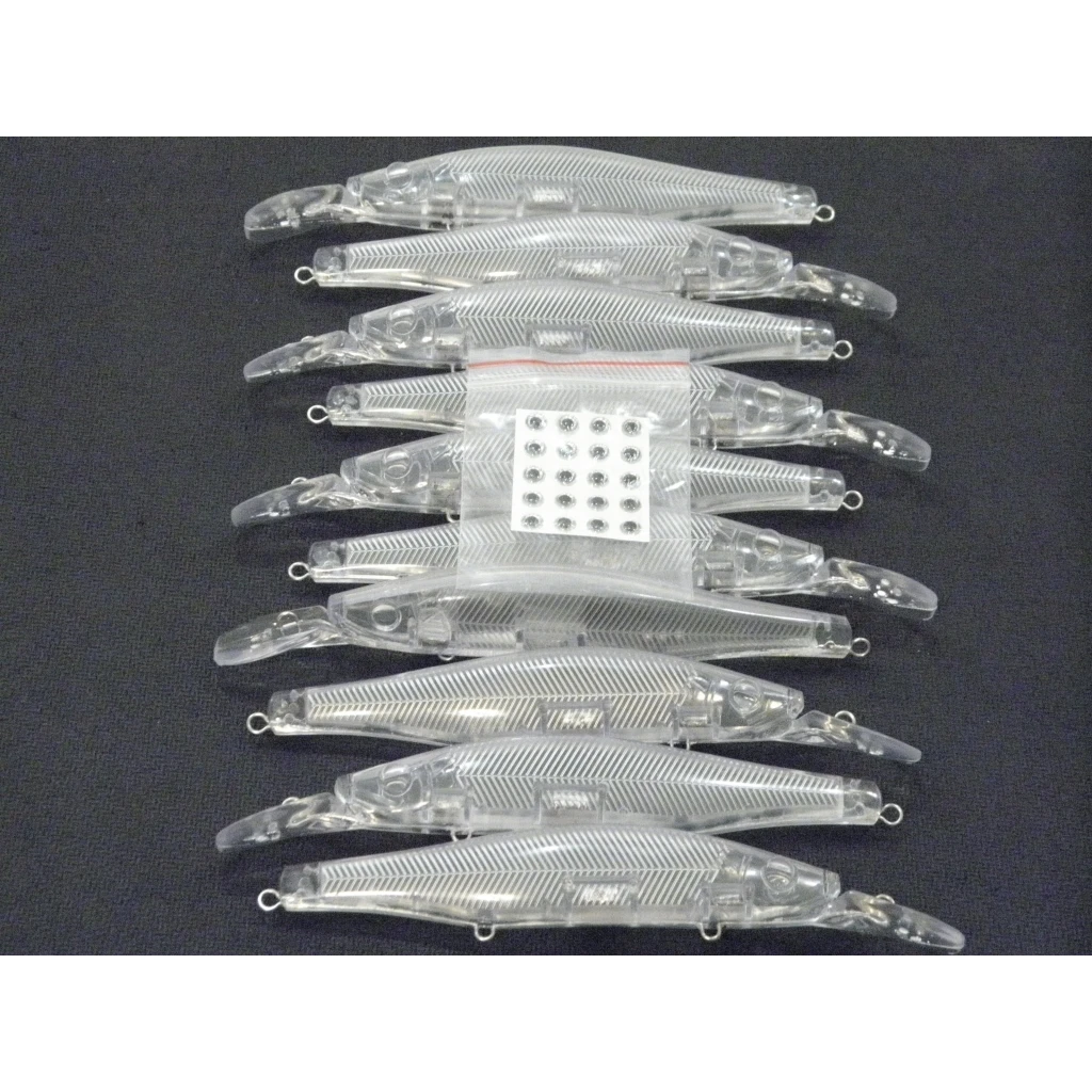 WLure-SEÑUELOS DE PESCA DE pececillos transparentes, Wobbler lento de gran tamaño, 13,5 cm, 19g, 3 metros, buzo, 10 por paquete, modelo 2017 UPM629 - imagen 3