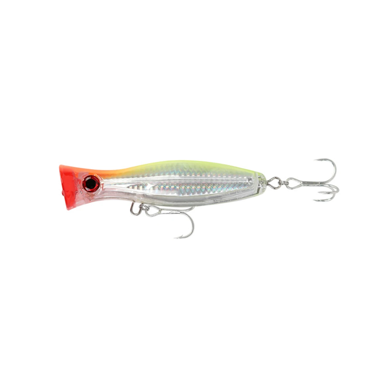 Señuelo de pesca Popper Wobbler Whopper Popper de 12cm y 43g, señuelo flotante de fundición larga, arrastre Swimbait Jerkbait, cebo Artificial para lubina