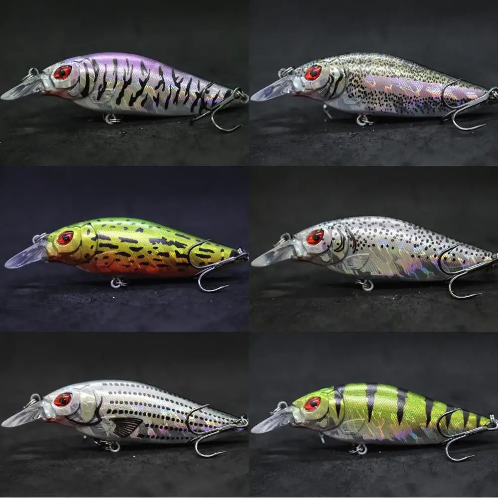 WLure-señuelo de pesca Crankbait, 13g, 9cm, tamaño mediano, 1-2 metros de profundidad, 3D, ojos duros y vívidos, Wobbler apretado y acción frecuente alta C735 - imagen 5