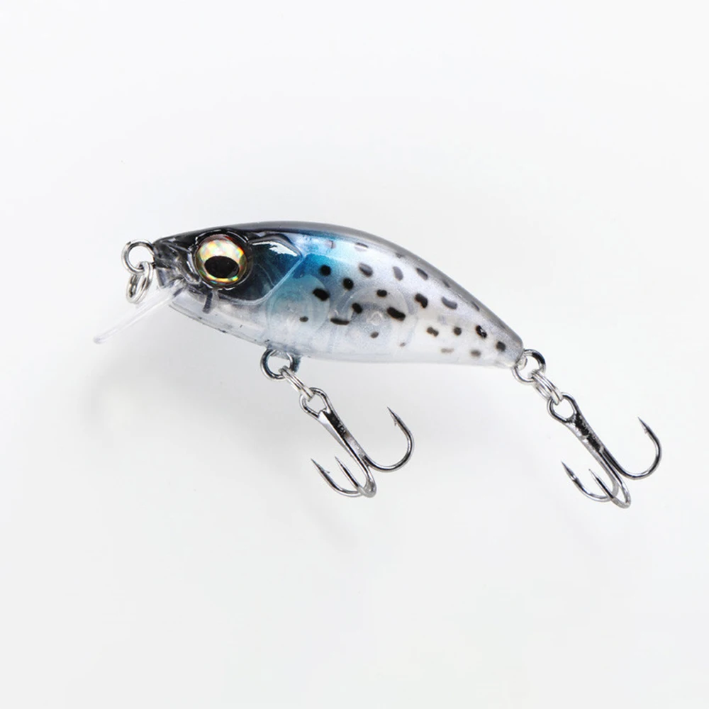 Señuelo de pesca de 5cm y 4,9g, Micro pececillo Wobbler, Beagle gordo, Jerkbait de hundimiento lento, cebo duro Artificial, cebo para lubina y trucha de agua dulce - imagen 5