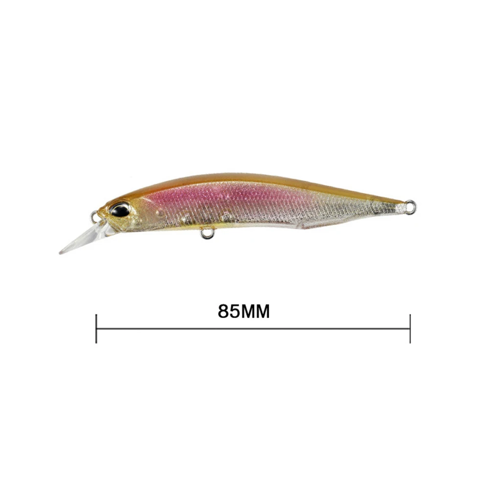 Señuelo de pesca de 8,5 cm y 8g, Wobbler, láser bronceado, buceo profundo, señuelo suspendido, curricán, Jerkbait, Swimbait, cebo duro Artificial - imagen 4