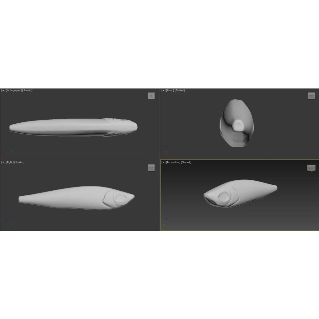 WLure Señuelo de pesca 8 cm - Cebo duro, hundimiento profundo, Epoxi - imagen 4