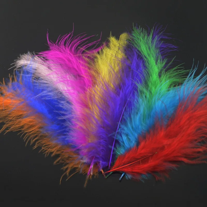 MNFT Plumas de Marabú Surtido Pavo – Señuelo Woolly Bugger - imagen 2