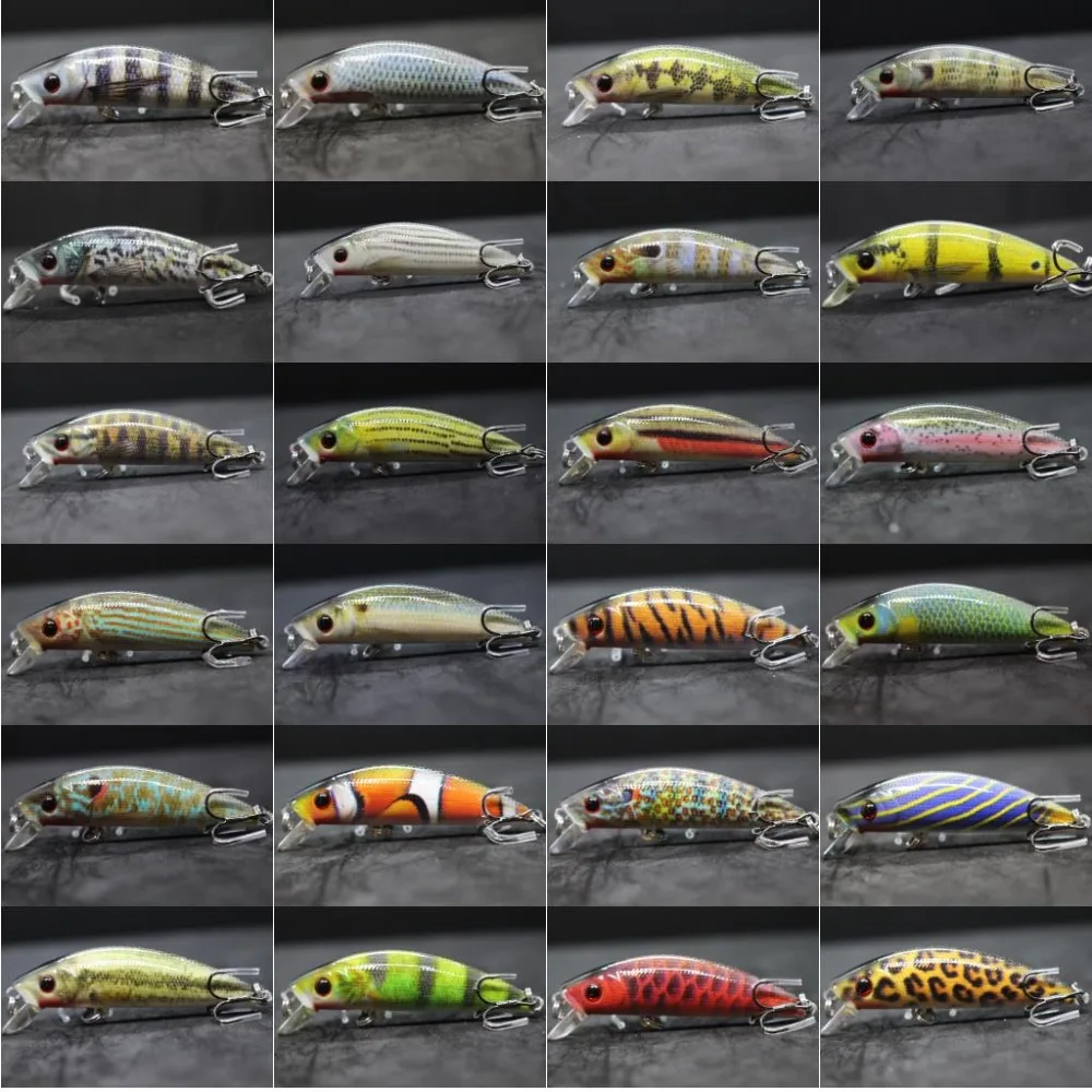 WLure Jerkbait Minnow Crankbait 8g 7cm pequeño señuelo de pesca cebo duro pesca de carpa agua dulce patrón realista pesca HM219 - imagen 5