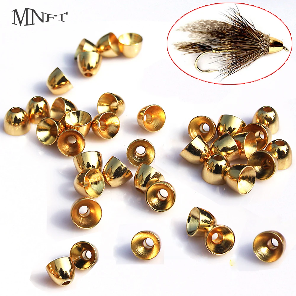 MNFT Cabezas cónicas latón para atado de moscas Tubefly - imagen 2