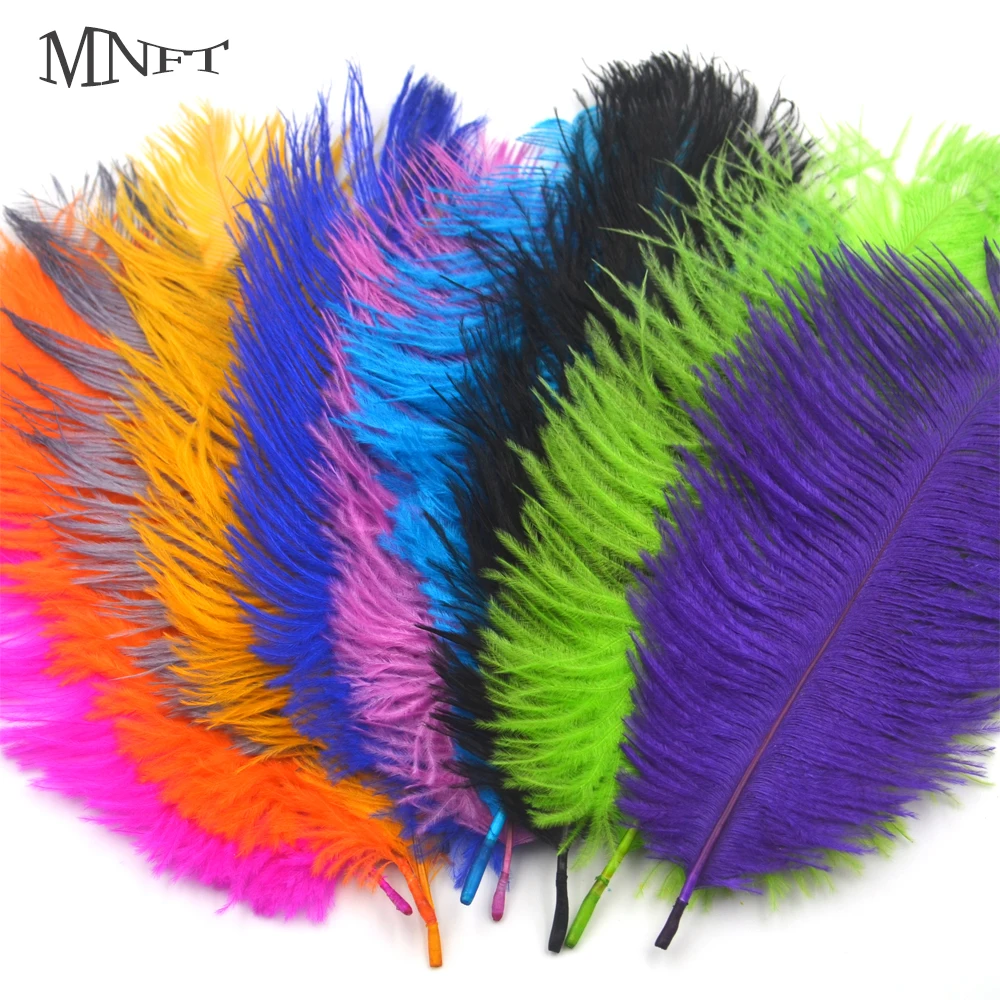 Plumas de Avestruz MNFT para Atar Moscas – Herl Natural