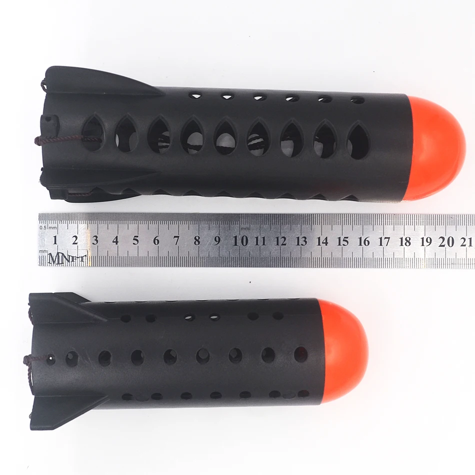 MNFT Alimentador Spod cilíndrico – Cohete flotador para pesca con caña - imagen 2