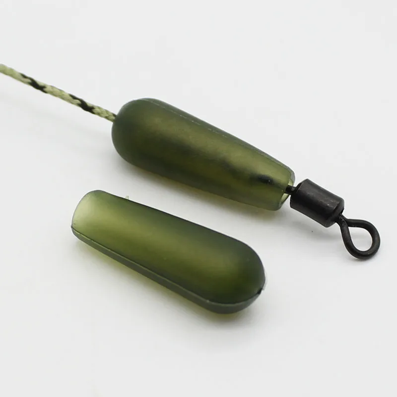 Cuentas de amortiguación para pesca de carpa, abalorios de goma suave, amortiguadores para correr, rotuladores, accesorios de configuración, 100 Uds. - imagen 5