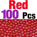 100 Piezas Rojo