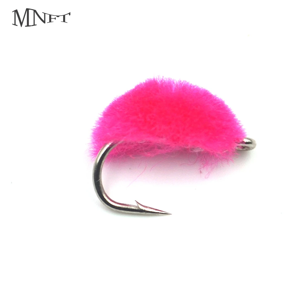 MNFT Mosca microhuevo para salmón y trucha – Color rosa talla 12 - imagen 2