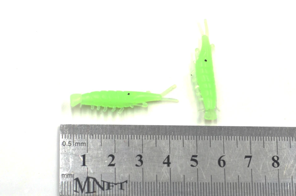 Señuelos de Silicona Luminosos MNFT – Camarón para Sabiki - imagen 2