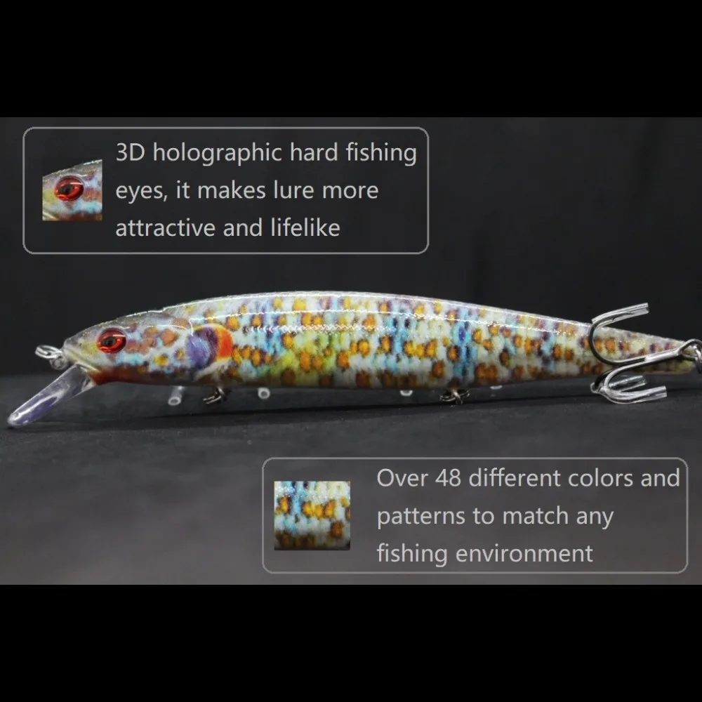 WLure-señuelo de pesca Jerkbait, 14cm, 24g, sistema de transferencia de peso Minnow, anzuelos de pesca de alta calidad de fundición larga, HM774 - imagen 3