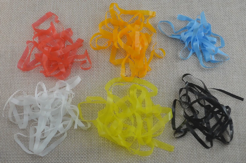 MNFT Scud Back elástico multicolor – Piel sintética para montar ninfas - imagen 2