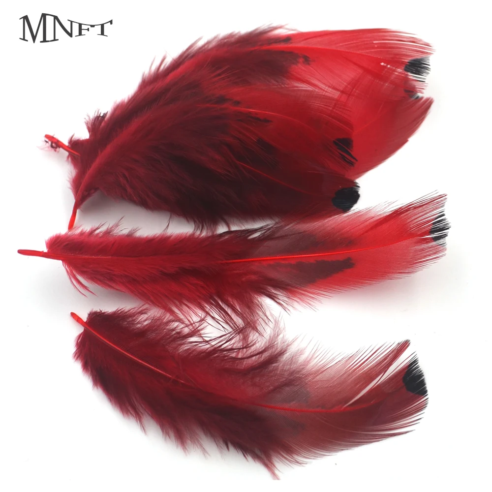 Plumas de faisán rojo MNFT para atar moscas de pesca - imagen 5