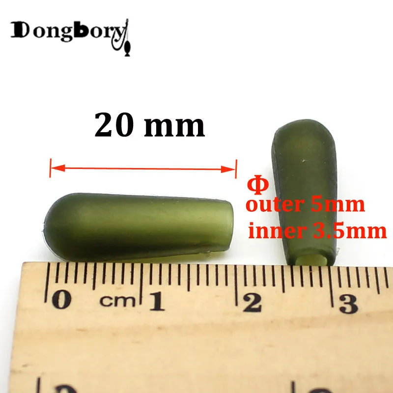 Cuentas de amortiguación de flecha para pesca de carpa, accesorio para helicóptero, Chod Rig, Protector de nudo, amortiguador de goma para Multi Clip, 20 Uds. - imagen 3