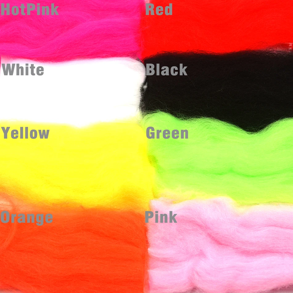 MNFT Fibra de huevo Baitfish – Material de atado de moscas para trucha y salmón - imagen 2