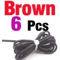 6PCS Brown