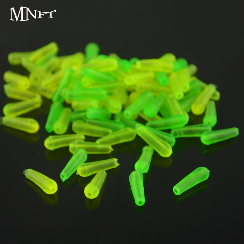 MNFT Flotador de deriva de goma verde y amarillo para pesca