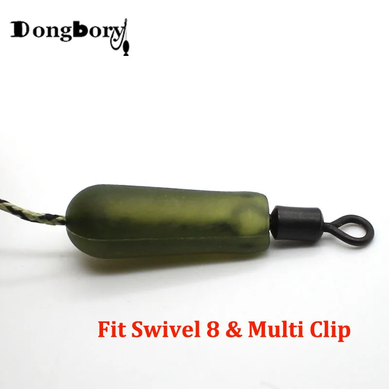 Cuentas de amortiguación de flecha para pesca de carpa, accesorio para helicóptero, Chod Rig, Protector de nudo, amortiguador de goma para Multi Clip, 20 Uds. - imagen 4
