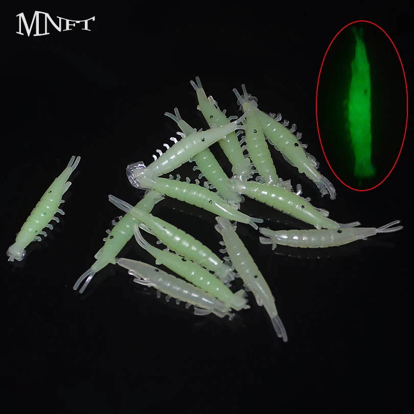Señuelos de Silicona Luminosos MNFT – Camarón para Sabiki - imagen 5
