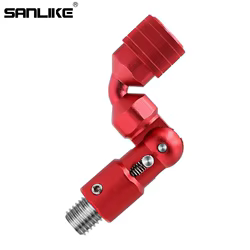 SANLIKE-Junta plegable de 1/2 pulgadas, conector de liberación rápida de cabeza estándar para pesca, adaptador de aleación de aluminio con cabezal de red de aterrizaje