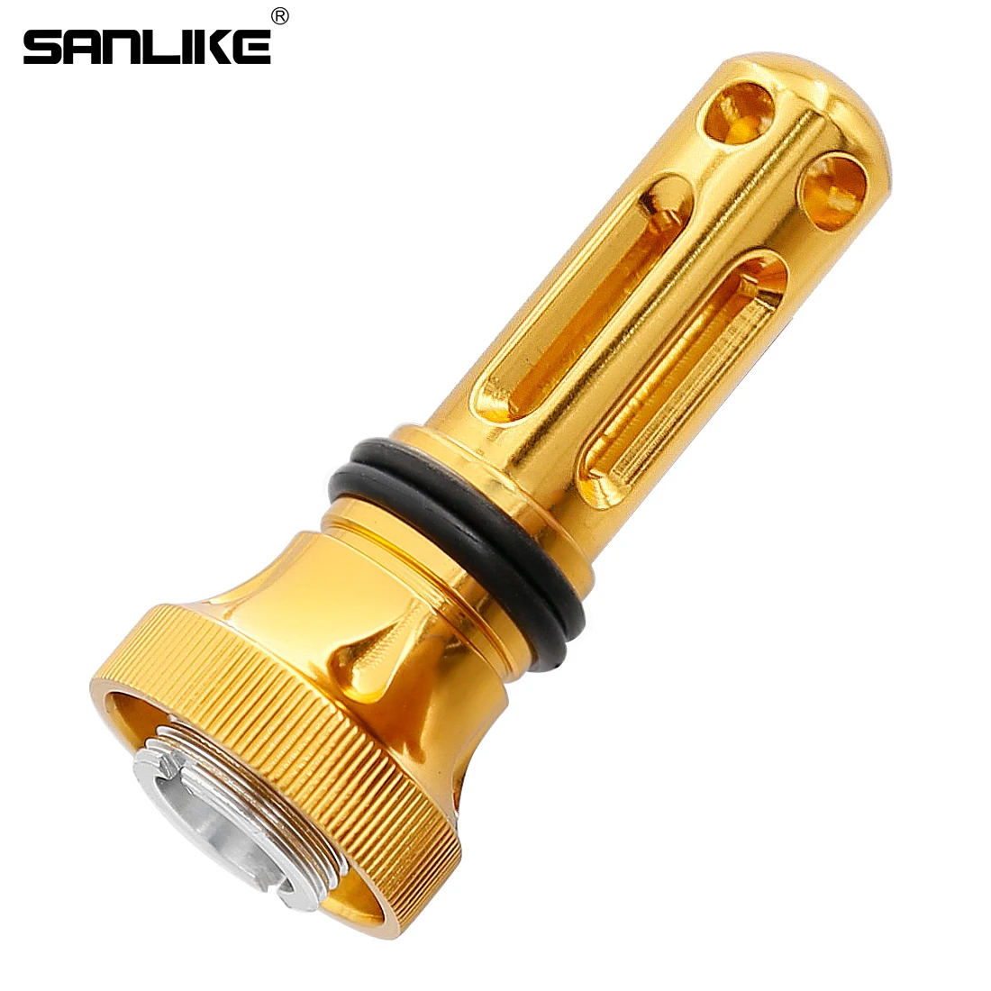 SANLIKE Soporte mango carrete – Protector aluminio Shimano y Daiwa