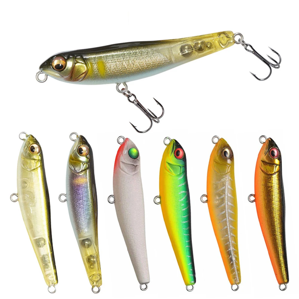 Señuelo de pesca de 7,1 cm y 7g, Wobbler de largo alcance, hundimiento, curricán, Jerkbait, Swimbait, cebo duro Artificial, cebo de lubina Culter Alburnus - imagen 2