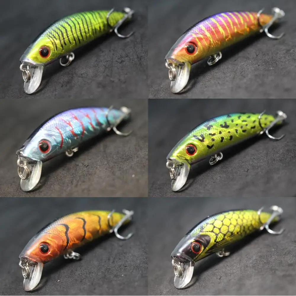WLure Jerkbait Minnow Crankbait 8g 7cm señuelo de pesca cebo duro pesca de carpa cebo de insectos de agua dulce señuelo falso pesca M219 - imagen 5