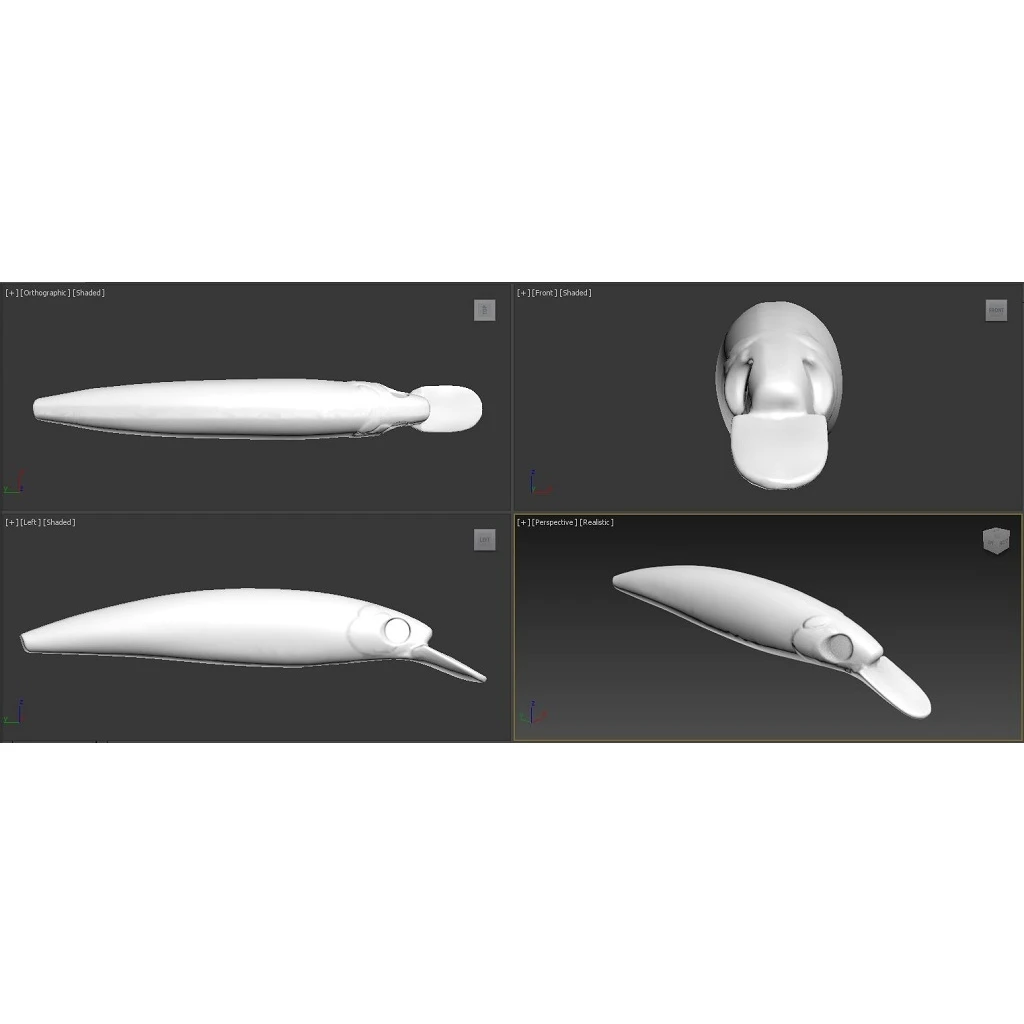 WLure-señuelo de pesca de pececillos sin pintar, 11cm de alto reflejo, lámina interior de peso de sistema de transferencia, fundición larga, 10 unidades por juego, UPM600 - imagen 4