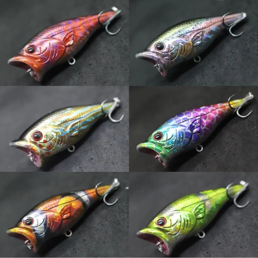 WLure-Señuelos de Pesca de 6cm y 10,5g en Zigzag, señuelo de agua dulce de lubina, colores realistas, HT626 - imagen 4