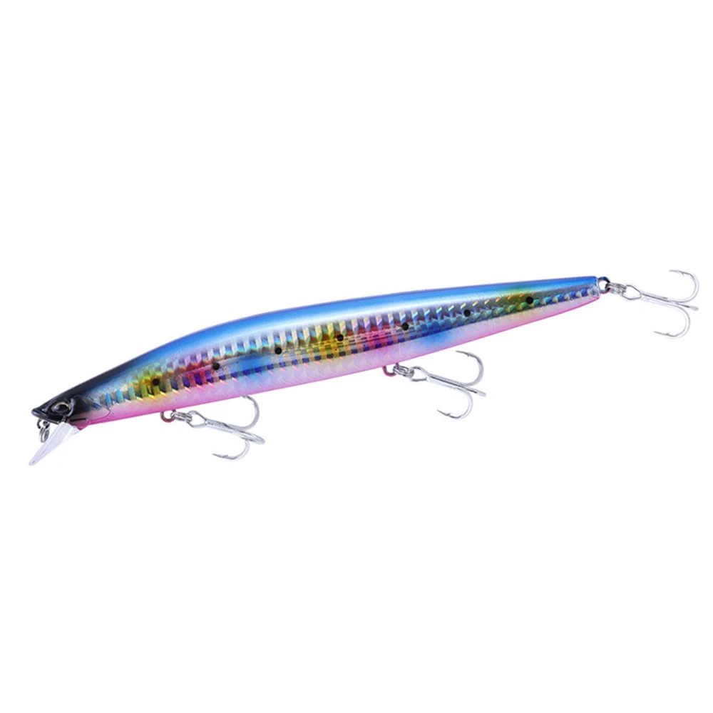 Señuelo de pesca Minnow Wobbler de 14,5 cm y 23g, cebo duro Artificial de transición de peso flotante de fundición larga, cebo de lubina para pesca en el mar - imagen 5
