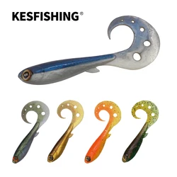 KESFISHING Cebo Nadador de Silicona Tipo Larva – Pesca Deportiva