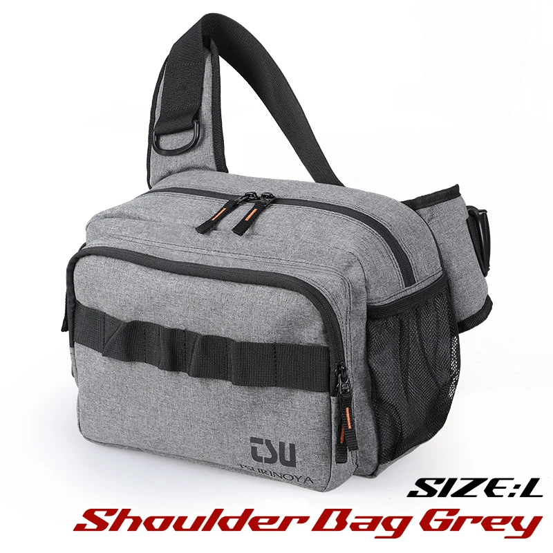 Shoulder bag-grey-L