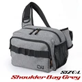 Shoulder bag-grey-L