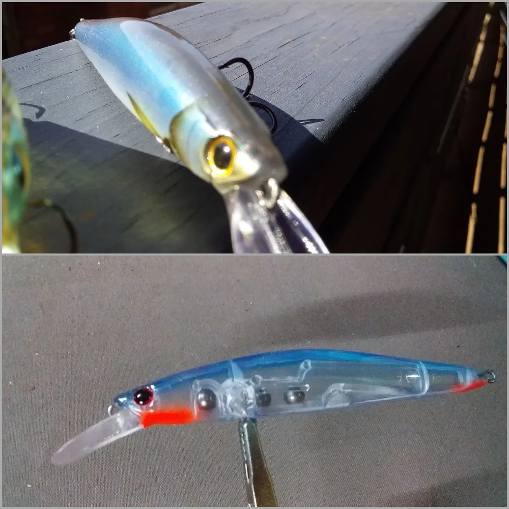 Cuerpos Señuelo WLure UPM673 Transparentes 11,4 cm – Sistema de Peso Interno - imagen 2