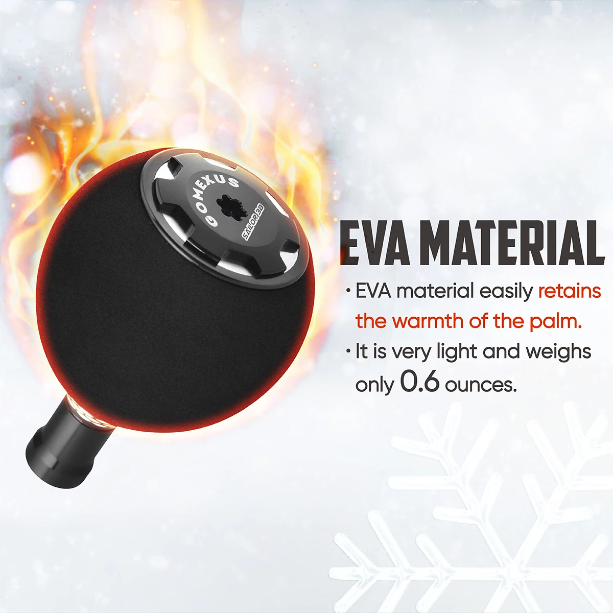 Gomexus Pomo Carrete EVA 38mm para Shimano Vanford Vanquish Daiwa Luvias LT Perilla Carretes de Spinning - imagen 2