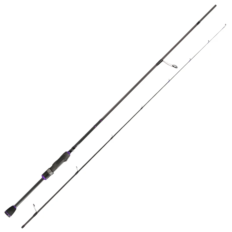 TSURINOYA nuevo ultraligero AJING Rod sólo ELF peso 65g UL L 1,83 m 2,26 m 2,49 m 2 segundos caña de pescar giratoria con señuelo ROCKFISH - imagen 5