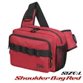 Shoulder bag-red-L
