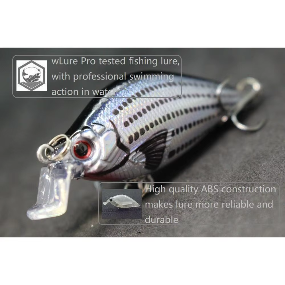WLure Crankbait Wobbler – Señuelo duro para lucio y carpa - imagen 3