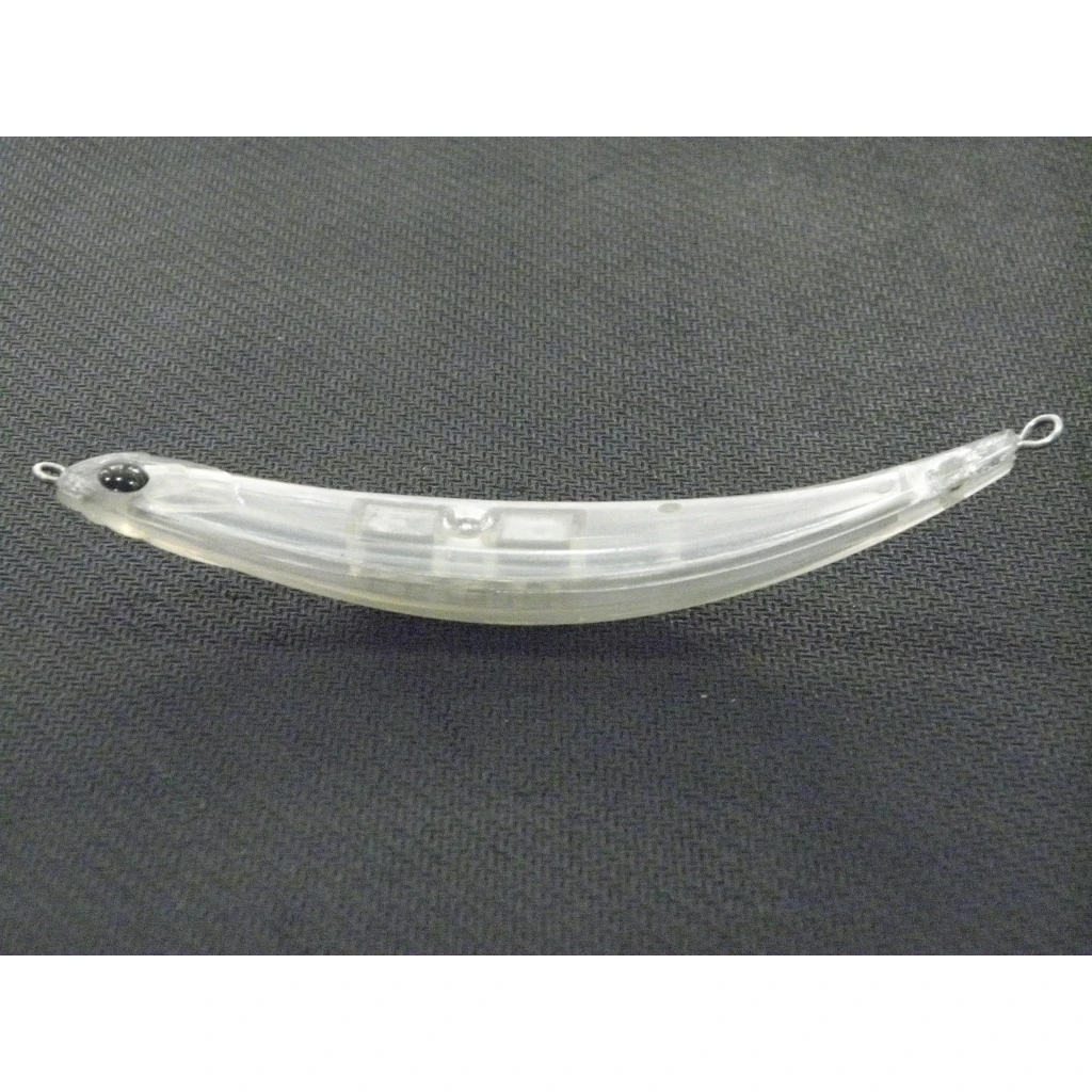 WLure-señuelo de pesca transparente para pececillos, cebo de pesca de 11,4 cm, teñido como pececillos, tipo cuerpo curvo, subsuperficie, 10 piezas, UPW625