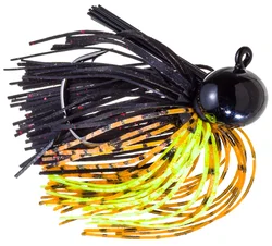 WLure Jig Football sin malezas – Faldas silicona y gancho afilado