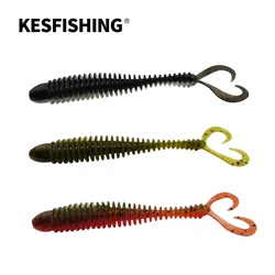KESFISHING Señuelo Silicona 100mm Cola Doble - Lucio y Lubina