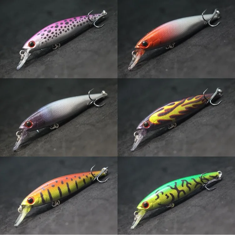 WLure-señuelo de pesca Jerkbait, 6g, 7,5 cm, pececillo hundido pequeño, carpa, uso en agua dulce, oscilación apretada, fundición larga, M762 - imagen 5