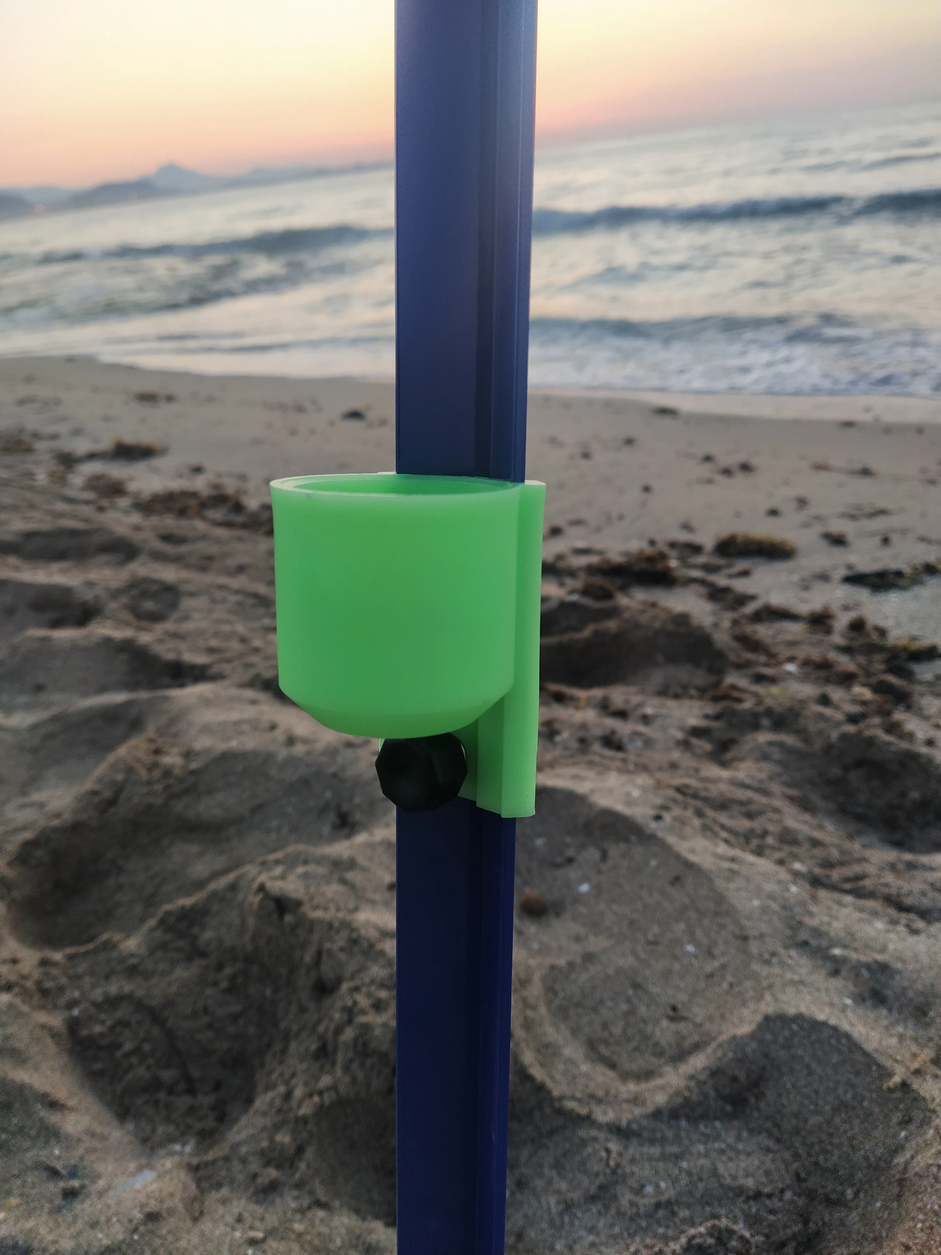 Soporte caña de pescar. De aluminio color azul. - 75 cm, 100 cm, 120 cm y 150 cm. 2 unidades lote - imagen 4