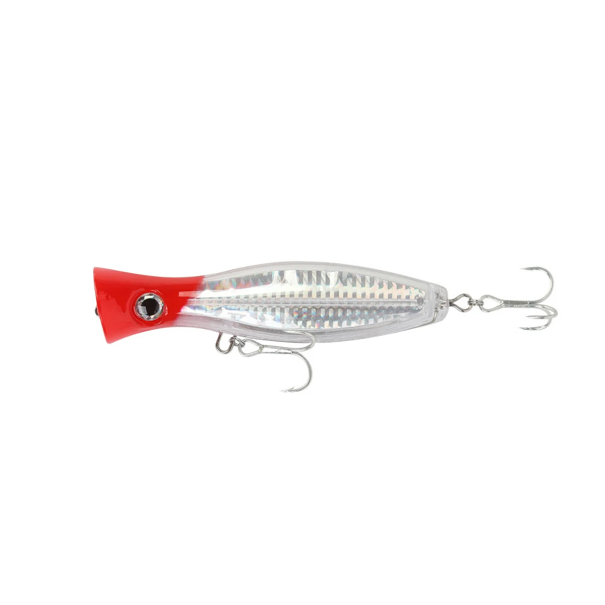 Señuelo de pesca Popper Wobbler Whopper Popper de 12cm y 43g, señuelo flotante de fundición larga, arrastre Swimbait Jerkbait, cebo Artificial para lubina