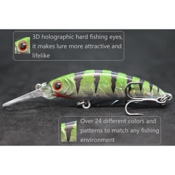 WLure M823 Jerkbait – Crankbait hundido buceo profundo
