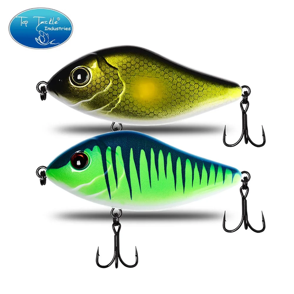 Señuelo de Pesca de hundimiento lento, 60mm, 80mm, 100mm, para Lucio, aparejos calientes, ganchos de calidad - imagen 5